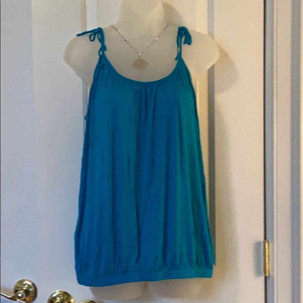 Banana Republic Turquoise Strappy shirt